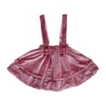 thumbnail image 1 of Mercatoo Girls Size 5 Clothes Toddler Girl's Double Suspender Skirt Velvet Short Skirt Children's Velvet Dresses for Big Kids, 1 of 4