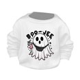 thumbnail image 1 of Mercatoo Halloween Girls Crewneck Sweatshirts Cute 𝐆𝐡𝐨st Print Long Sleeve Pullover Tops Sweatshirts for 1 to 14 Years, 1 of 4