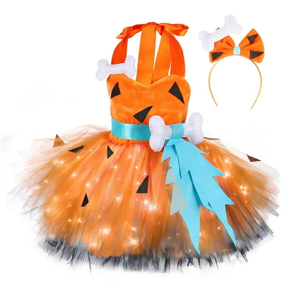 Mercatoo Halloween Girls Halloween Girls Shirts Halloween Girls Glow Dresses And Bone Headdresses