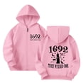 thumbnail image 1 of Mercatoo Halloween Long Sleeve Women's Witch Top Casual Long Sleeve Holiday Zipper Sweatshirt, 1 of 4