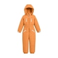thumbnail image 1 of Mercatoo Hooded Ski Jumpsuit for Girls Boys Full Zip One Piece Quilted Snowsuit Teens Kids Elastic Cuffs Winter Warm Onesi𝗲 Outerwear, 1 of 9