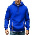 thumbnail image 1 of Mercatoo Hoodies for Teen Boys Quarter Zip Pullover 𝐕intage Long Sleeve Outdoor Athletic Sweatshirt Kids Fall Sports Hoodie, 1 of 6