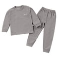 thumbnail image 1 of Mercatoo Kids Base Layer Set 2 Piece Outfits Long Sleeve Crewneck Sweatshirt and Legging Thermal Underwear Matching 𝐋ounge Set, 1 of 3