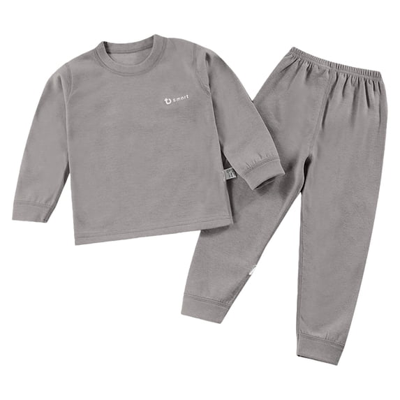 Mercatoo Kids Base Layer Set 2 Piece Outfits Long Sleeve Crewneck Sweatshirt and Legging Thermal Underwear Matching 𝐋ounge Set