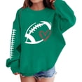 thumbnail image 1 of Mercatoo Kids Big Wide Pullover Cool Graphic Crewneck Blouses Toddler Boys Girls Autun Winter Long Sleeve Sweatshirts, 1 of 3