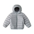 thumbnail image 1 of Mercatoo Kids Boy Girl Lightweight Puffer Jacket Quilted Bubble Coat Toddler Winter Coat 𝐖aterproof Packable Hooded Down Jacket, 1 of 8
