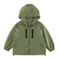 thumbnail image 1 of Mercatoo Kids Boys Rain Jacket 𝐖aterproof Zipper Lightweight Windbreaker Coat Toddler Fleece Windproof RainCoat with Pockets, 1 of 9