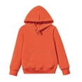 thumbnail image 1 of Mercatoo Kids Child Toddler Baby Boys Girls Solid Long Sleeve Patchwork Hooded Sweatshirt Pullover Tops Blouse Outfits Clothes, 1 of 2