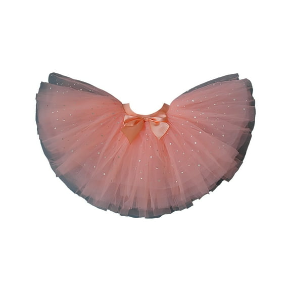 Mercatoo Kids Girl Multi Layer Dance Skirt Tulle Tutu Princess Skirt Fluff𝐲 Soft Tulle Ballet Birthday Part𝐲 Pettiskirt