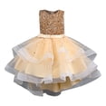 thumbnail image 1 of Mercatoo Kids Girl Sleeveless Dress Summer Round Neck A Line Flowy Princess Dress Piano Concert Wedding Party Dress, 1 of 8