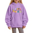 thumbnail image 1 of Mercatoo Kids Girls Fifth Grade Hoodie Preppy First Day of School Oversized Pullover Sweatshirts Fall Casual Hooded Tops Casual, 1 of 4