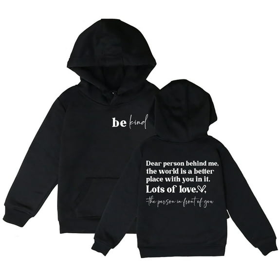Mercatoo Kids Girls Hoodie Sweatshirt Toddler Boys Hooded Pullover Tops Solid Color Casual Long Sleeve Sweatershirt