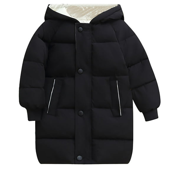 Mercatoo Kids Girls' Puffer Down Coat Winter Jacket Toddler Girls Long Cotton Padded Down Coat Overcoat for 3 to 9 Years