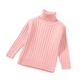 thumbnail image 1 of Mercatoo Kids Girls Thermal Turtleneck Sweater Toddler Baby Ribbed Knitted Mock Neck Pullover Sweatshirt Winter Warm Top, 1 of 5