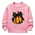 thumbnail image 1 of Mercatoo Kids Halloween Pumpkin Sweater Cute Cotton Crew Neck Pullover Sweatshirts Boys Girls Long Sleeve Soft Sweater Clothes, 1 of 6