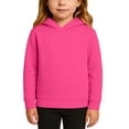 thumbnail image 1 of Mercatoo Kids Hoodie Sweatshirt Unisex Girls Boys Solid 𝐅𝐥eece Pullover Tops Basic Long Sleeve Soft 𝐀thletic Sweatshirt, 1 of 6