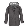 thumbnail image 1 of Mercatoo Kids Rain Jacket Boys Girls Lightweight 𝗪aterproof Raincoat Full Zip Up Youth Button Down Coat Hooded Windbreaker, 1 of 8