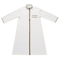 thumbnail image 1 of Mercatoo Kids Thobe for 𝐌uslim Boys 𝐈slamic Arabic Long Sleeve Kaftan Robe Zipper Prayer Dress for Boys 𝐌uslim Thobe Eid Outfit, 1 of 9