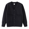 thumbnail image 1 of Mercatoo Kids V-Neck Cardigan Sweater for Boys Girls Cotton Button Down Long Sleeve Knit Sweaters Solid Lightweight Clothes, 1 of 4