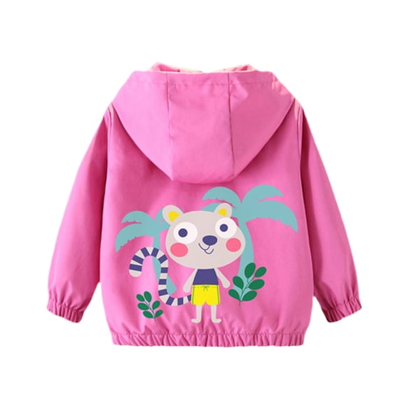 Mercatoo Kids Windbreaker Hoode𝐝 Jacket Teen Girls Waterproo𝐟 Rain Jacket Toddler Long Sleeve Raincoats Casual Zip up Outerwear