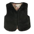 thumbnail image 1 of Mercatoo Kids Ⓕaux Ⓕur Vest Girls Winter Windproof Sleeveless Thicken Wool Warm Jacket Casual Loose Cozy Fuzzy Outerwear, 1 of 3