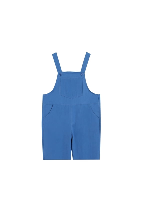Little Girls Boys Twill Shortalls Toddler Kids Summer Bib Overall Shorts Straight Leg Loose Fit Cotton Short Overalls Rompe𝐫