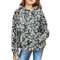 thumbnail image 1 of Mercatoo Little Girls Hoodie 𝗪affle Cotton Long Sleeve Hooded Sweatshirts Kids Girls Winter Warm Shirt Sweater Tops, 1 of 7