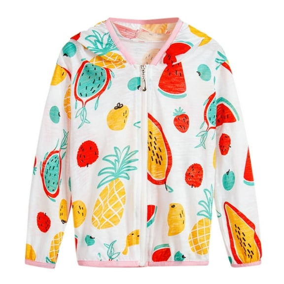 Mercatoo Long Sleeve Pajamas Girls Toddler Kids Boys Girls 𝐂artoon Jackets Hooded Summer Clothes for Teen Girls Dresses for Girl