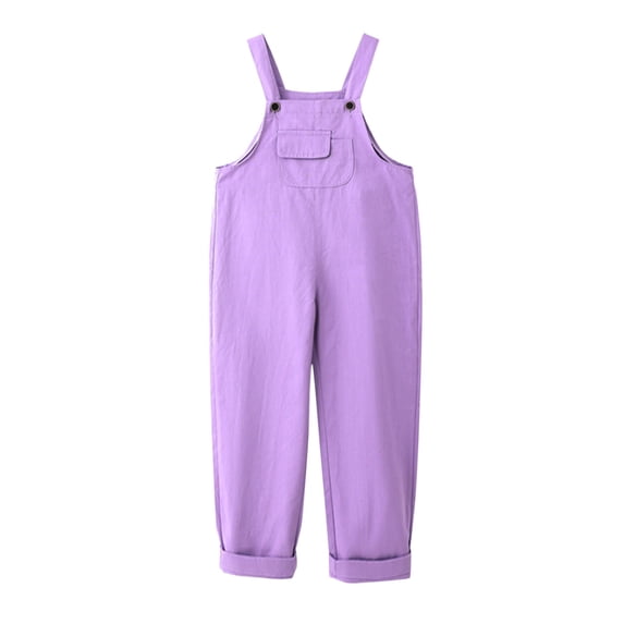 Mercatoo Overalls for Girls Straight Leg 𝗣reppy Trendy Harem 𝗗ungarees Pants School 𝗨niforms Spring Casual Cute Jumpsuit