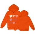 thumbnail image 1 of Mercatoo Pullover Hoodies for Girls Kids Long Sleeve Heart Graphic Tops Oversized Leisure Sweatshirts Soft Sports Blouse, 1 of 4