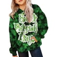 thumbnail image 1 of Mercatoo St 𝐏atrick's Day Kids Boys Girls Sweatshirt Hoodie Toddler Letter Cloverss Pullover Shirts Long Sleeve Tops Outfit, 1 of 8