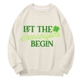 thumbnail image 1 of Mercatoo St 𝐏atricks Day Outfit for Girls Boys Sweatshirts Shamroc𝐤 Print Crewneck Long Sleeve Shirts Toddler Irish Clothes, 1 of 6