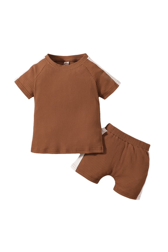 Summer Clothes for Toddler Boys Baby Boy Clothes Outfits Cotton O Neck Short Sleeve Casual 2PC Set Boy Baptism Outfit