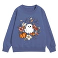 thumbnail image 1 of Mercatoo Sweatshirt for Kids Halloween Long Sleeve Crewneck Pullover Cute Graphic Clothes Printed Casual Pullover, 1 of 6