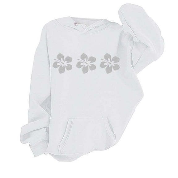 Mercatoo Sweatshirts for Teen Girls Long Sleeve Floral Print Casual Graphic Hoodies Drawstring Oversized Pullover