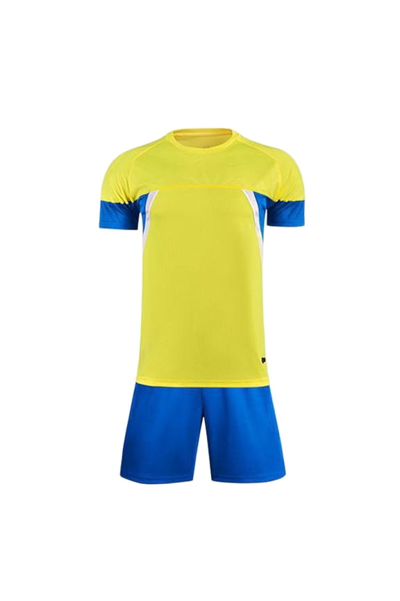 Teen Boys Quic1 Dry Gymnastics Outfit Kids Summer Athletic Set Youth Short Sets Short Sleeve Soccer Jerse1 and Soccer Shorts
