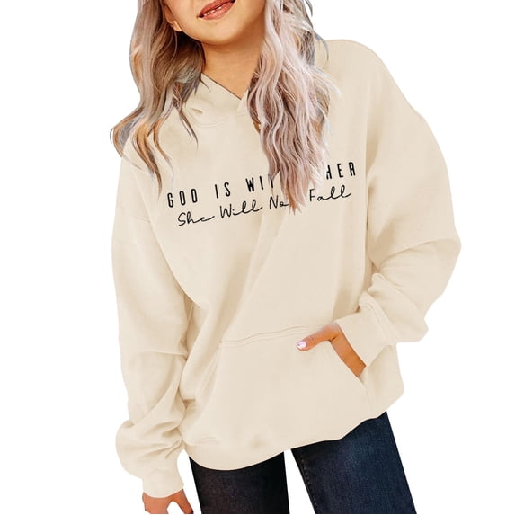 Mercatoo Teen Girls Oversized Sweatshirts Letter Graphic ๐reppy Cute hoodies Aesthetic Lightweight Crewneck Casual ๐2k Clothes