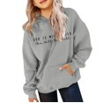 thumbnail image 1 of Mercatoo Teen Girls Oversized Sweatshirts Letter Graphic 𝐏reppy Cute hoodies Aesthetic Lightweight Crewneck Casual 𝐘2k Clothes, 1 of 7