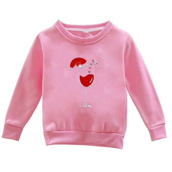 Mercatoo Toddler Baby Boy Girl Christmas Pullover Sweatshirt Long Sleeve Crew Neck Sweater Infant Festive Xmas Fall Winter Outfit