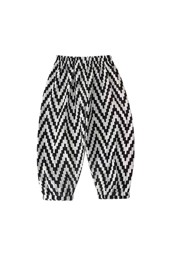 Toddler Baby Boy Girl Cotton Joggers Pants 𝐇ippie Harem Pants Cargo Infant Sweatpants Basketball Sweat Pants