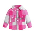 thumbnail image 1 of Mercatoo Toddler Baby Boy Girls Button Down Cardigan Long Sleeve Plaid Sweater Coat Tops Kids Fall Winter Clothes, 1 of 9