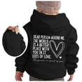 thumbnail image 1 of Mercatoo Toddler Baby Boys Autumn Winter Sweatshirt Letter Printed Long Sleeve Hoodie Tops Kids Girls Casual Loose Clothes, 1 of 3