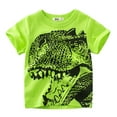 thumbnail image 1 of Mercatoo Toddler Baby Boys Clothes Set Dinosaur Print Short Sleeve Crewneck T-Shirts Top Boys Summer Shirts Outfit, 1 of 6