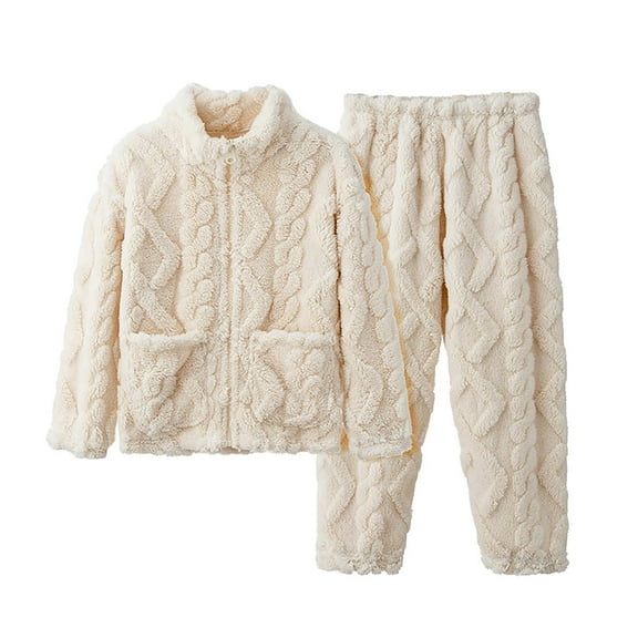 Mercatoo Toddler Baby Girl Winter Outfit Full-Zip Fleece Long Sleeve Tops Casual Pant 2Pcs Kids Warm Snowsuit Clothes