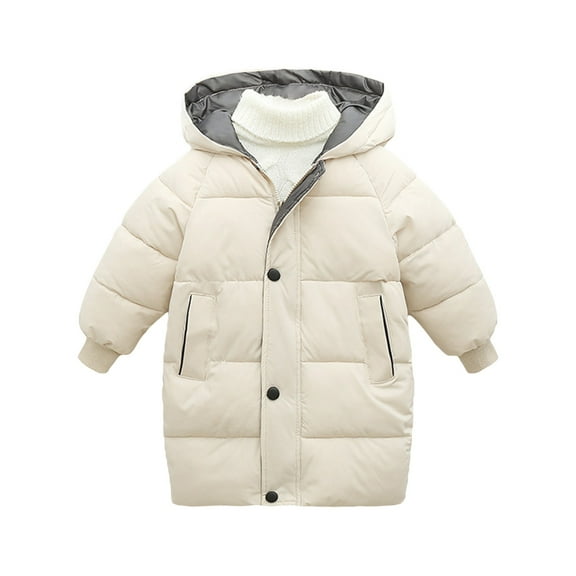 Mercatoo Toddler Baby Girls Boys Winter Puffer Lightweight Jacket Long Coat Zip up Thick Padded Soft Down Jacket Snowsuit