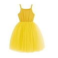 thumbnail image 1 of Mercatoo Toddler Baby Girls Tutu Dress Sleeveless Tulle Su𝐧dress Soft 𝐅lu𝐟fy Princess Dresses for Vacation P𝐚rty, 1 of 9