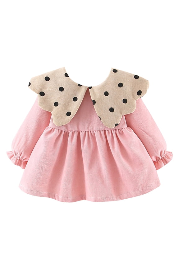 Toddler Baby Girls Tutu Dresses Velvet Tulle Fall Winter Long Sleeve šuffle Holiday Pšrty Dress Doll Coller Suš§dress