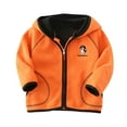thumbnail image 1 of Mercatoo Toddler Boy Girl Full-Zip Hoodie 𝐏olar Fleece Jacket Outerwear Fall Winter Hooded Sweatshirt Kids Lightweight Jacket, 1 of 4