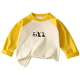 thumbnail image 1 of Mercatoo Toddler Boys Girls Long Sleeve Shirts Cute 𝗖artoon Graphic Soft Breathable Cotton Crewneck Tops Kids Fall Clothes, 1 of 7