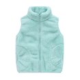 thumbnail image 1 of Mercatoo Toddler Boys Girls 𝗣olar Fl𝐞ece Vest Kids Fuzzy Zipper Jacket Sleeveless Fall Winter Warm Outerwear with Pocket, 1 of 6